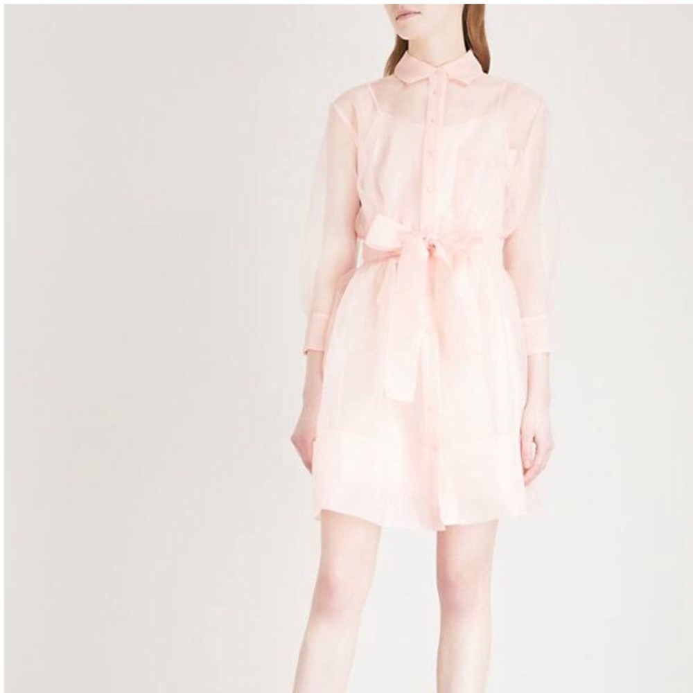 Brand New Maje Sheer Dress Pink